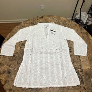 NEW!!! Gretchen Scott Cotton Eyelet Tunic